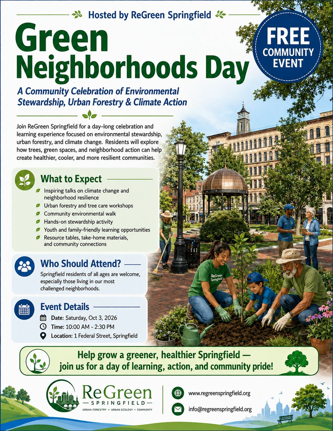 Green Neighborhoods Day — October 3, 2026